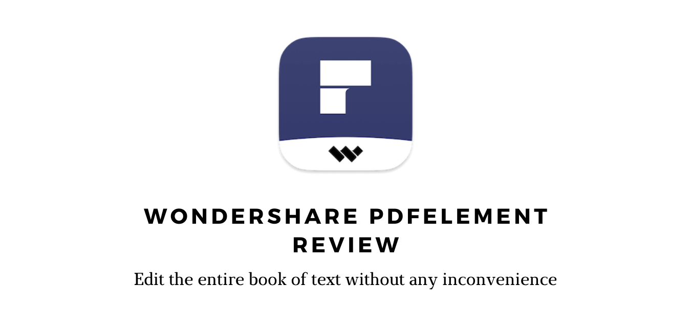 Wondershare Pdfelement Review by Infies