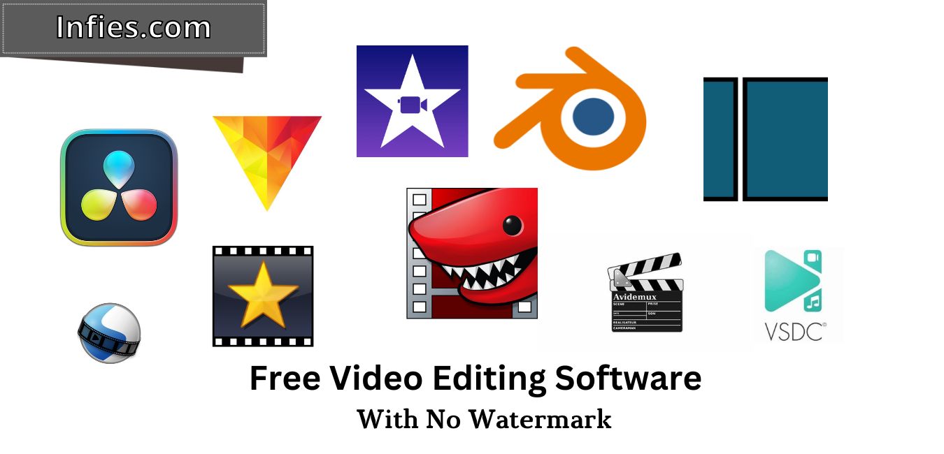 no watermark based video editing softwares